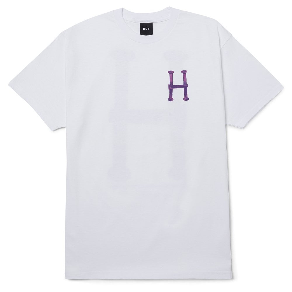 H Bolts Triple Triangle T-Shirt - White