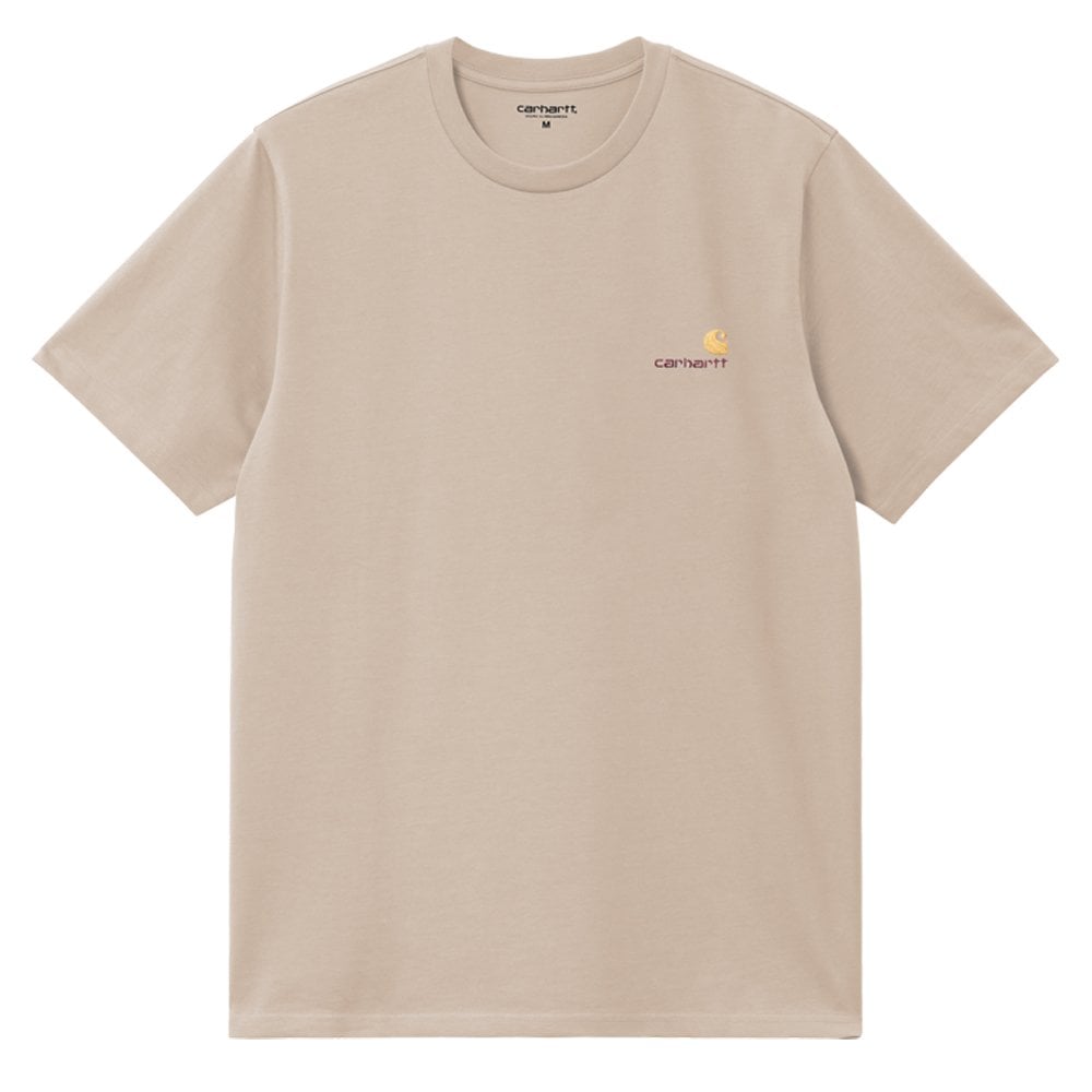 American Script Organic T-Shirt - Fleur De Sel