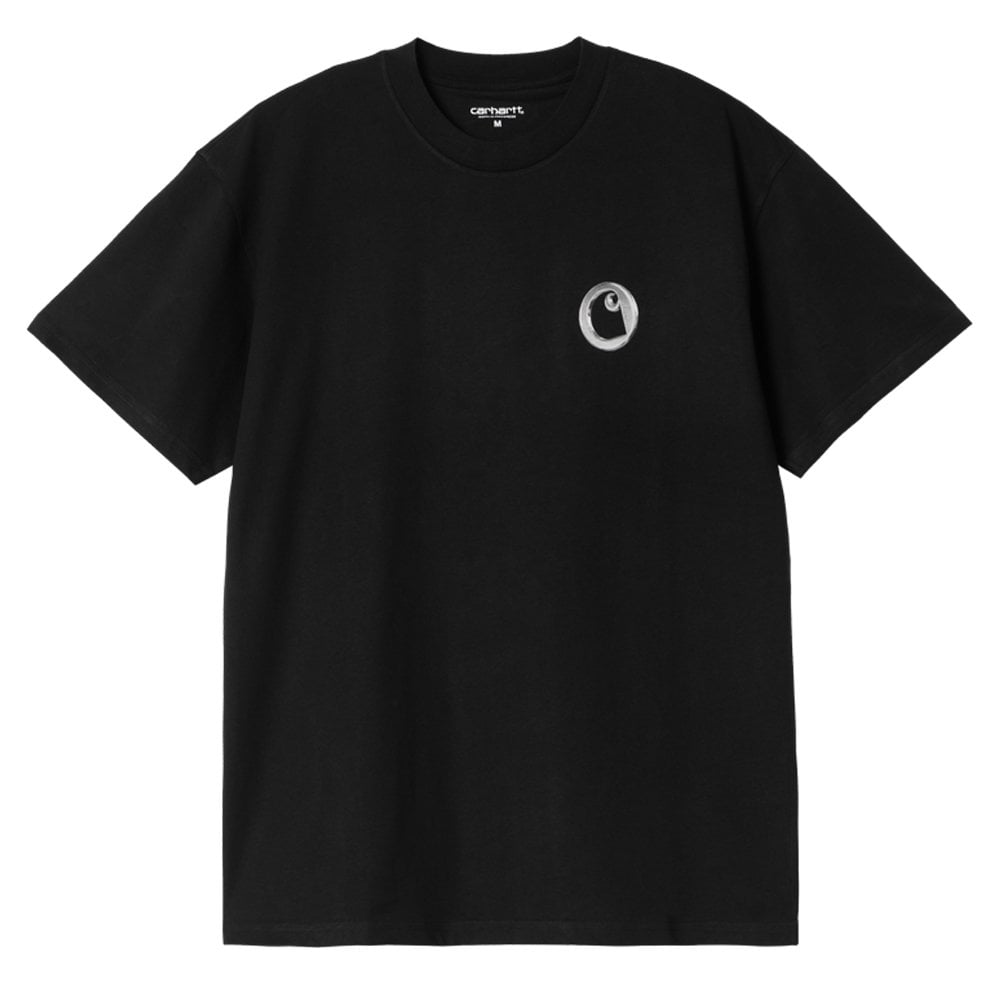 Linked Charms T-Shirt - Black/Silver