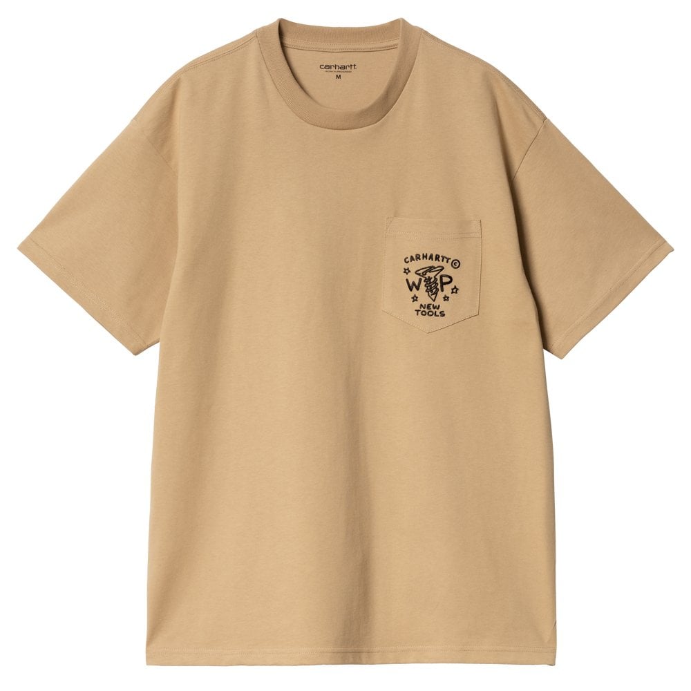 Fragments Pocket T-Shirt - Dusty H Brwn