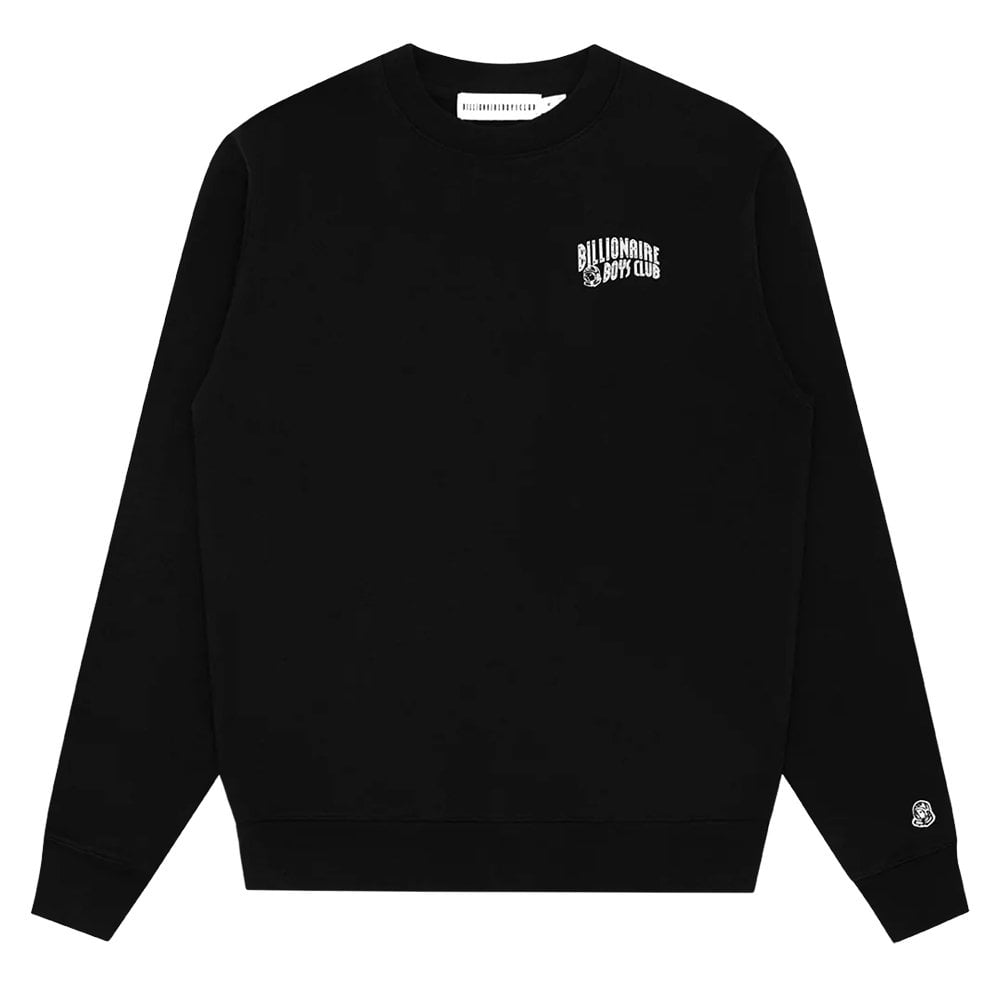 Small Arch Logo Crewneck Sweatshirt - Black