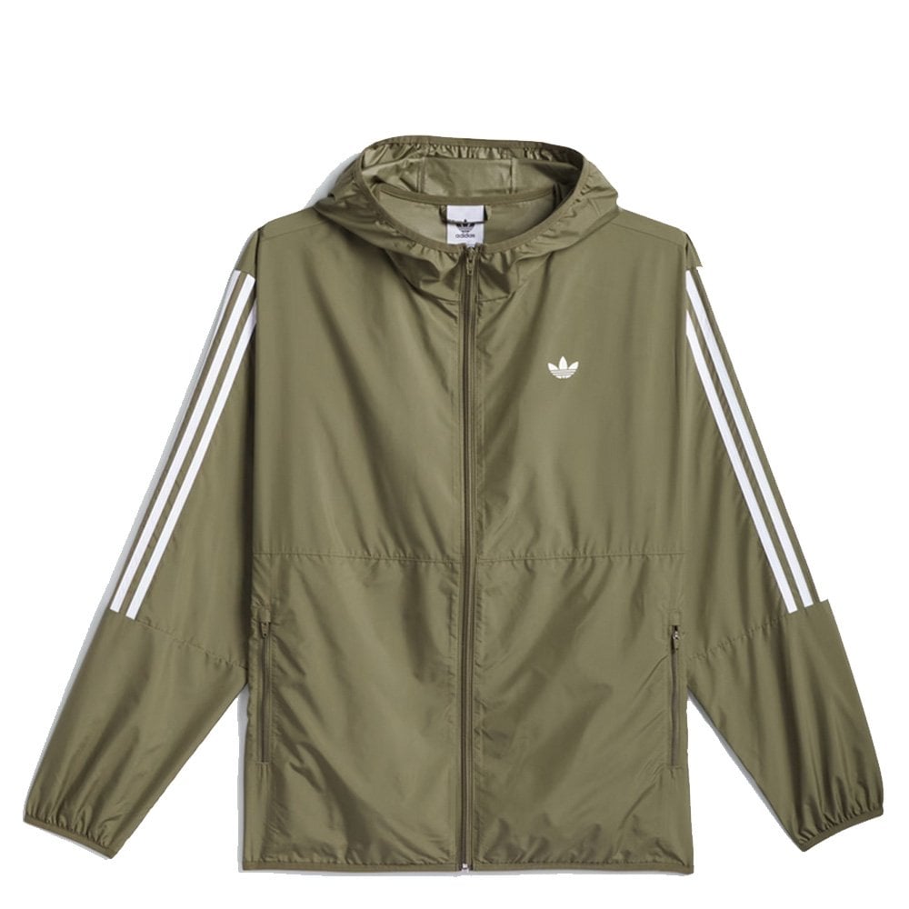 Skateboarding Windbreaker - Olive Strata