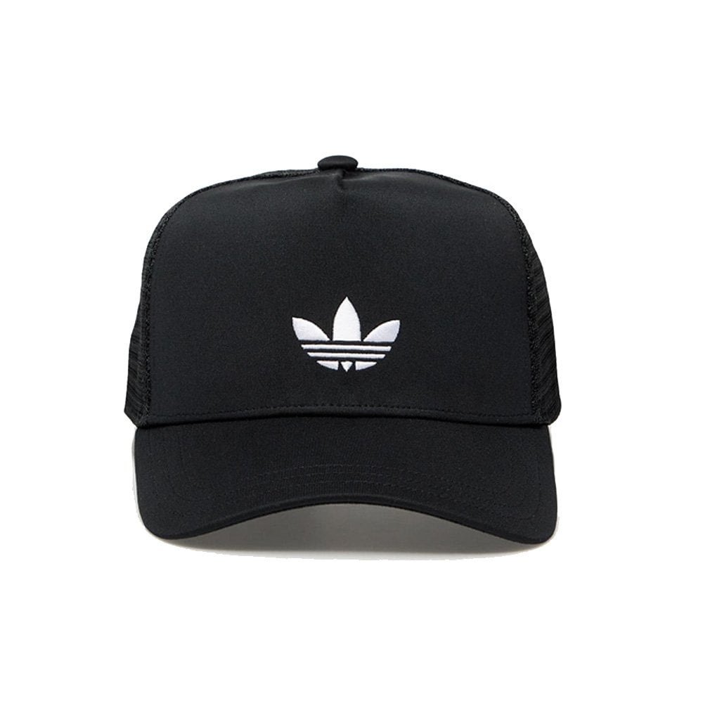 Classic Curved Foam Trucker Cap - Black/White