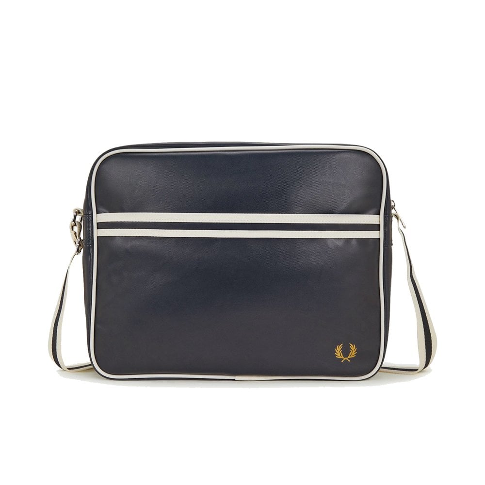 Classic Shoulder Bag - Navy/Ecru