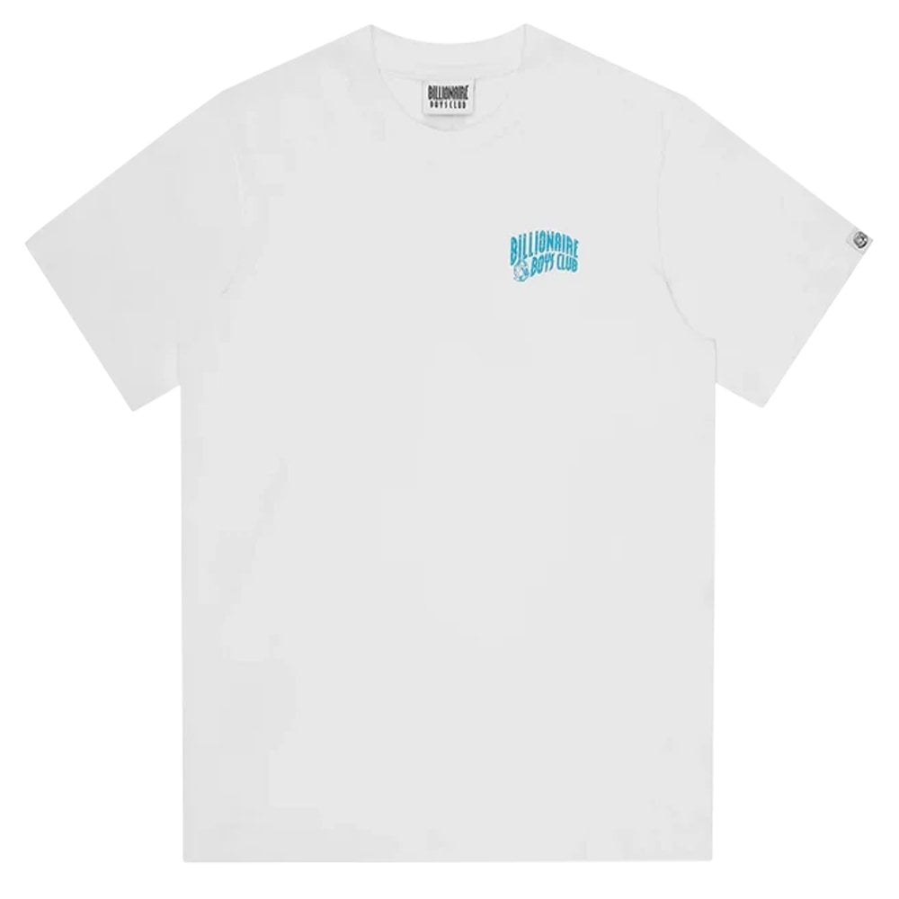 Small Arch Highlight Logo T-Shirt  - White/Blue
