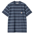 Aiken Pocket T-Shirt - Dusky Blue
