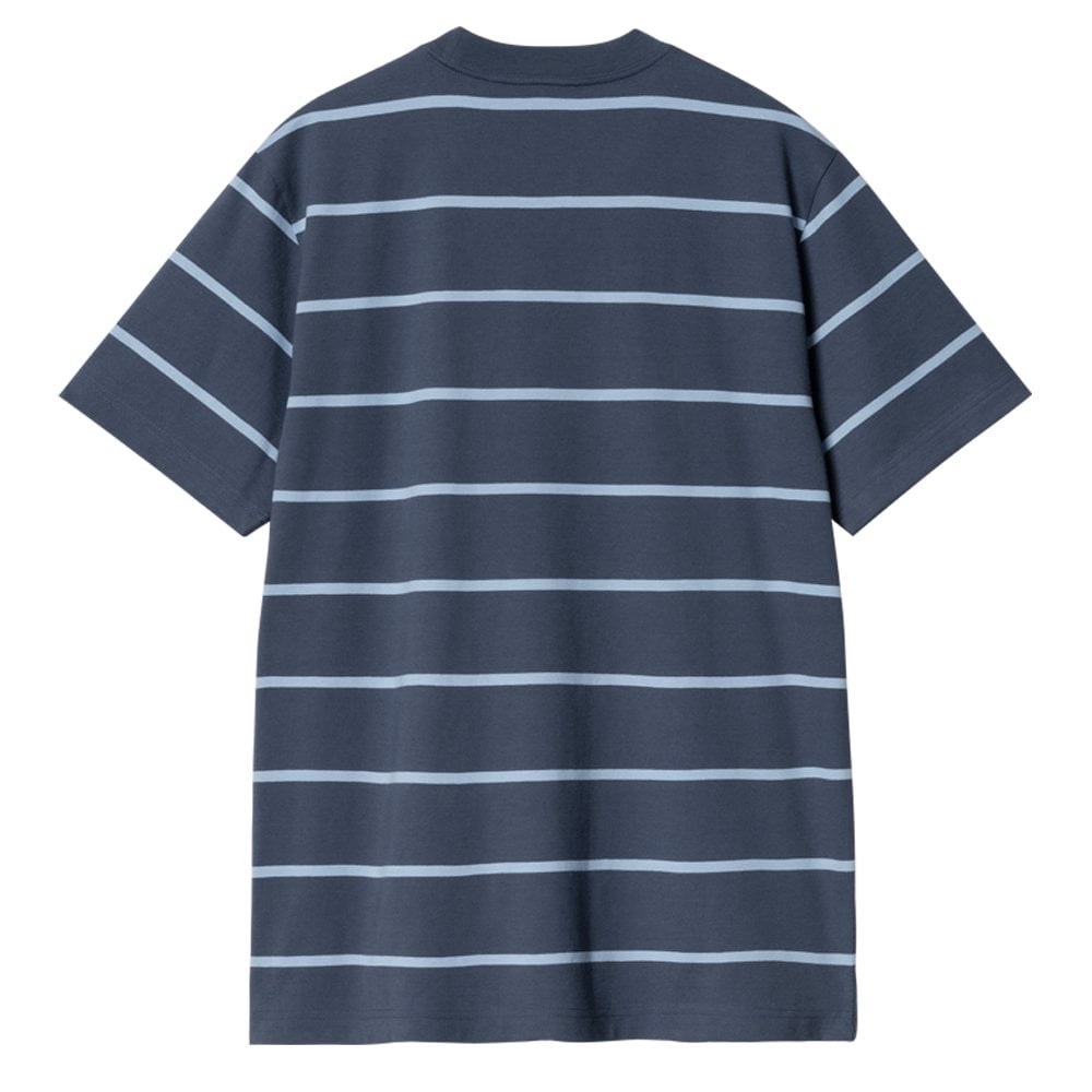 Aiken Pocket T-Shirt - Dusky Blue