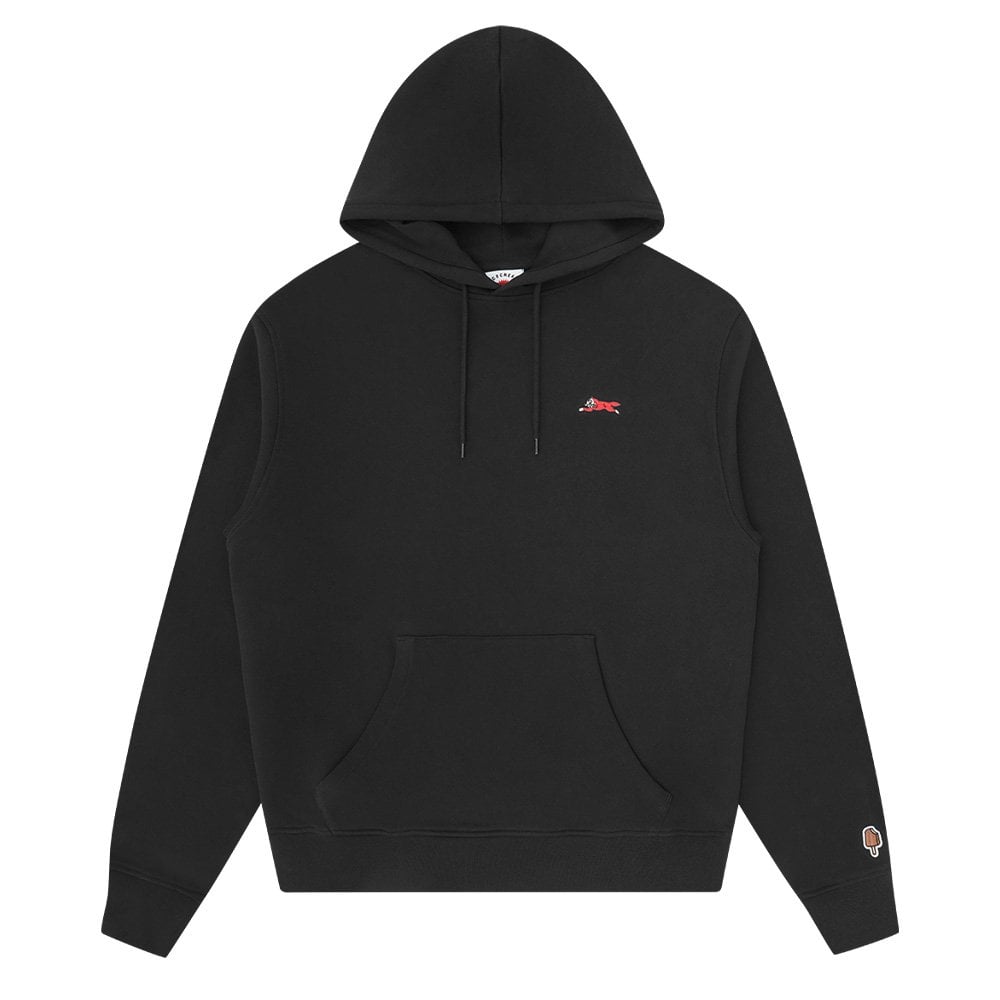 Small Running Dog Hoodie - Black