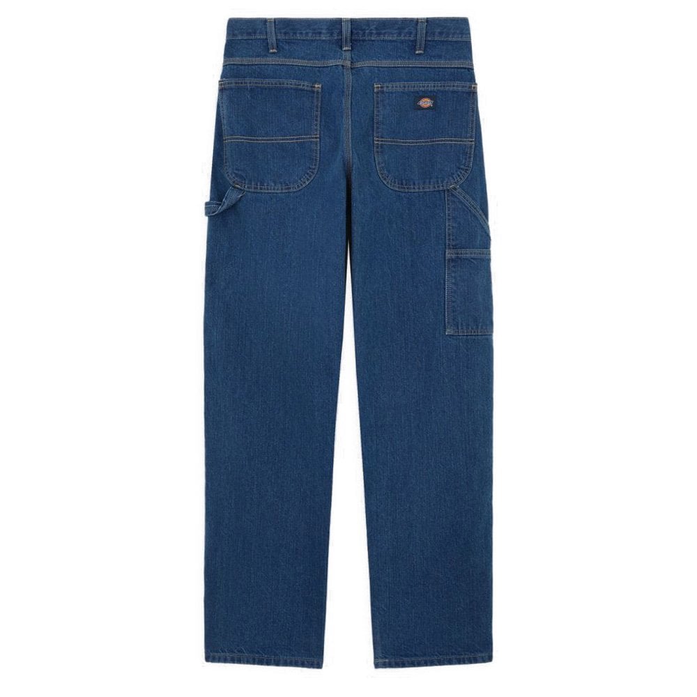 Denim Relaxed Utility Jeans - Indigo Blue