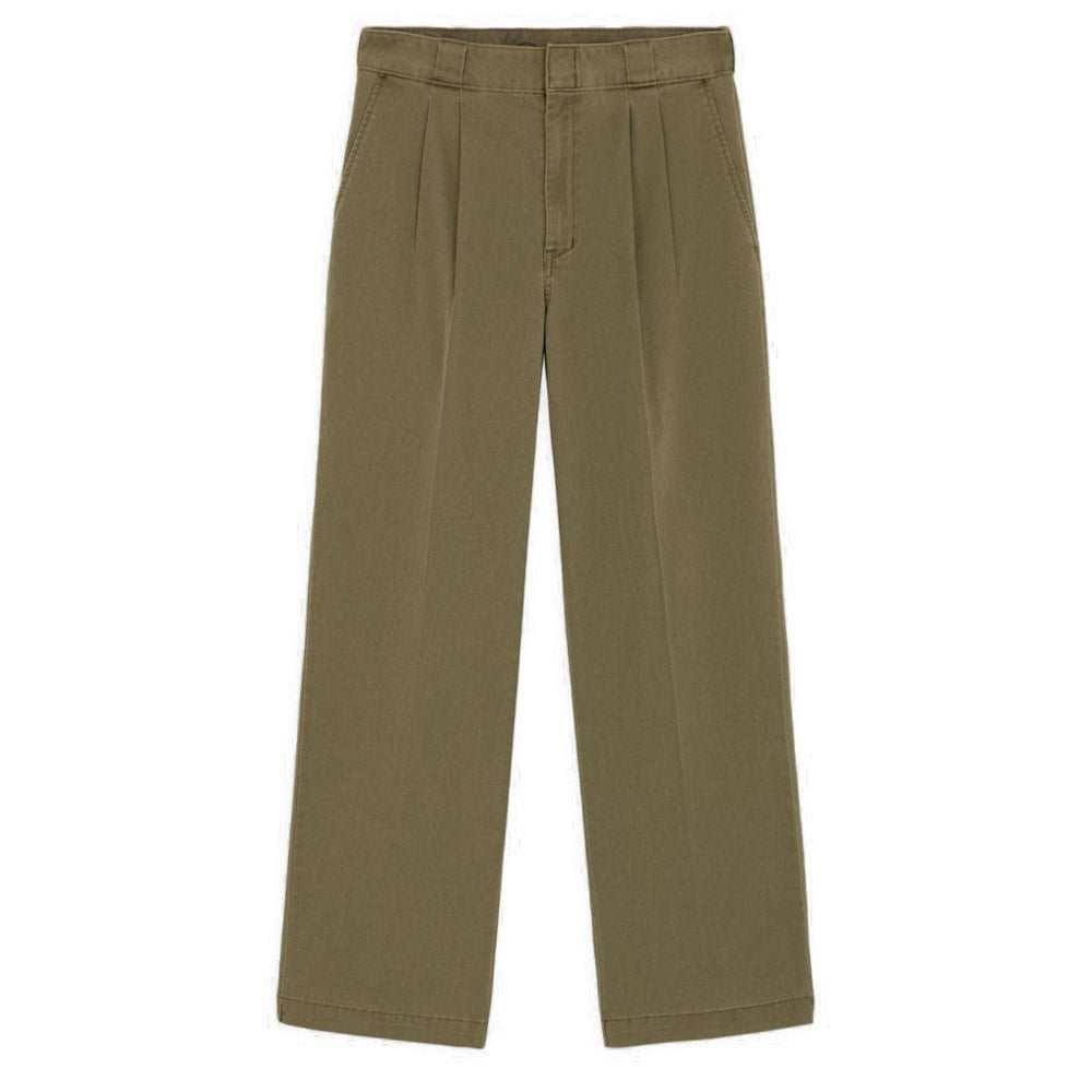 Unionville Pleated Work Trousers - Military Grn