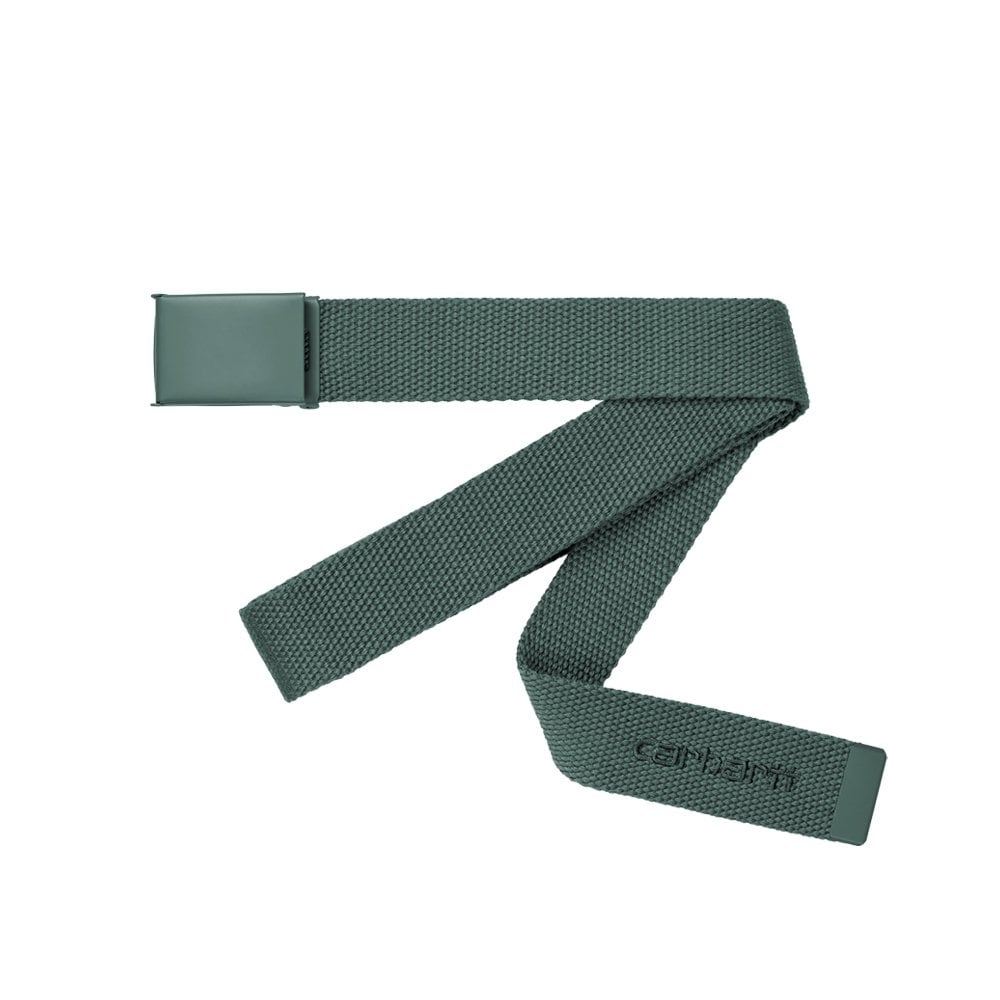 Script Belt Tonal - Silver Pine