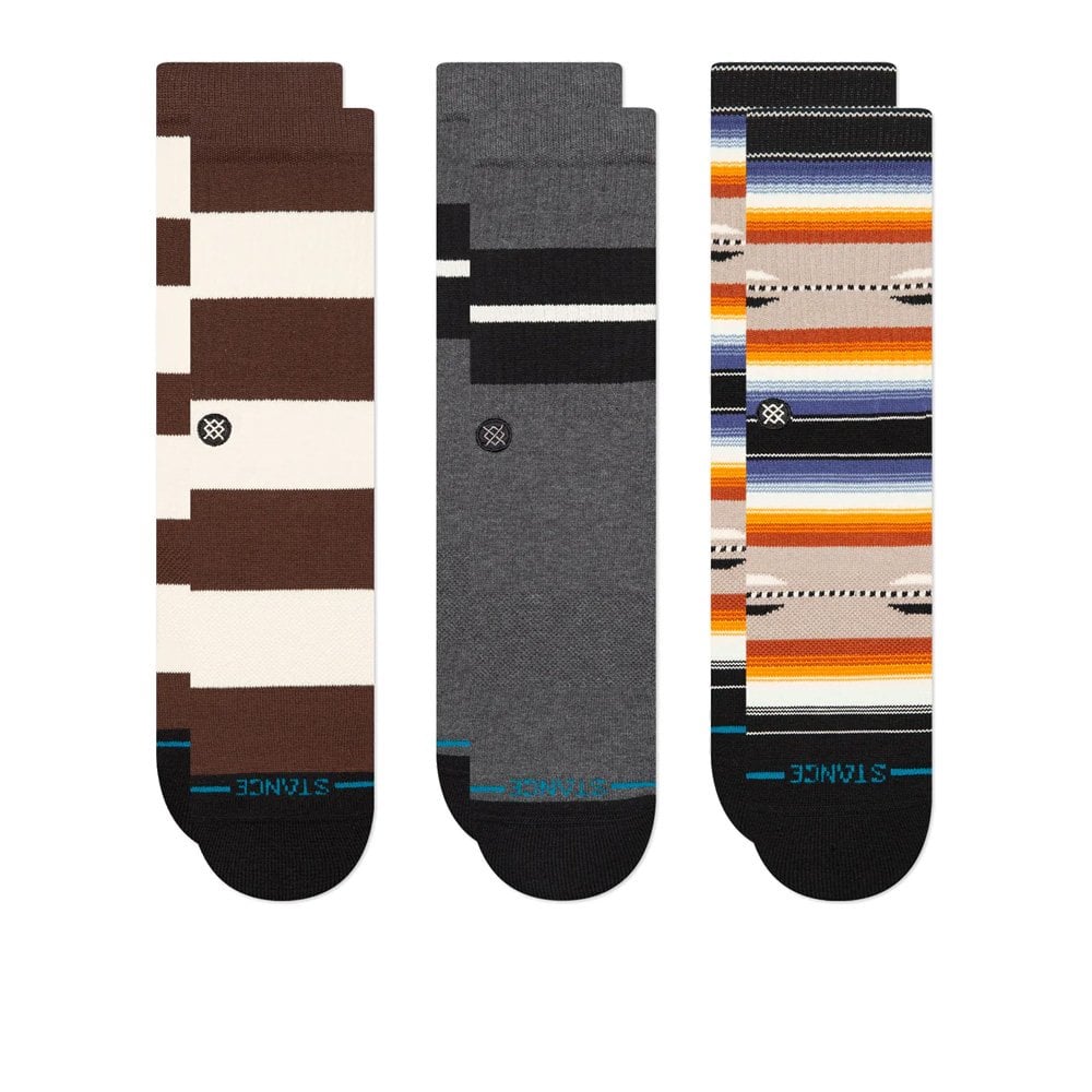 We Were Young Crew Socks 3 Pack - Multi