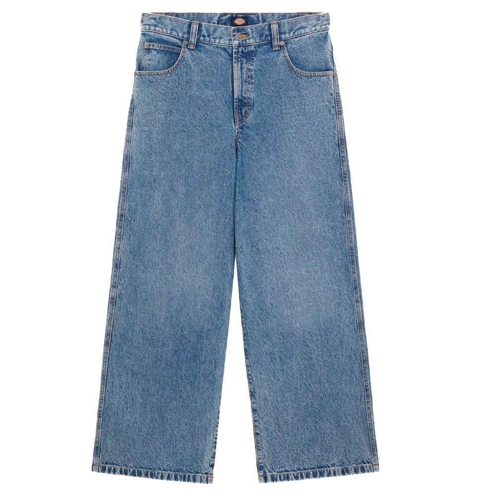 Loose Wave Denim Jeans - Rinsed Fade