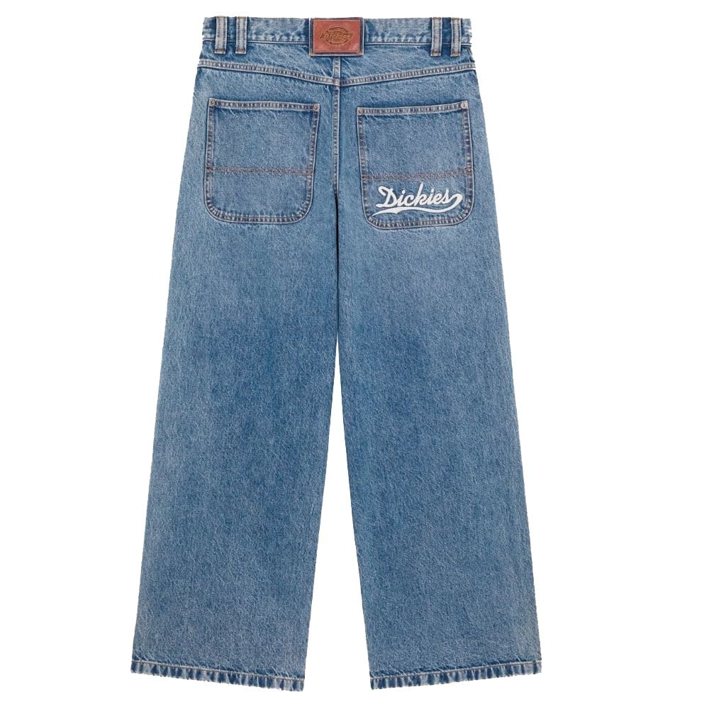Loose Wave Denim Jeans - Rinsed Fade