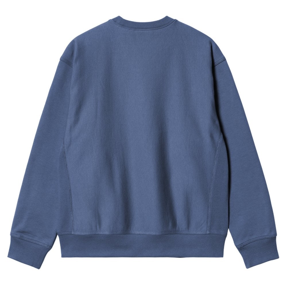 American Script Sweatshirt - Blue Iris