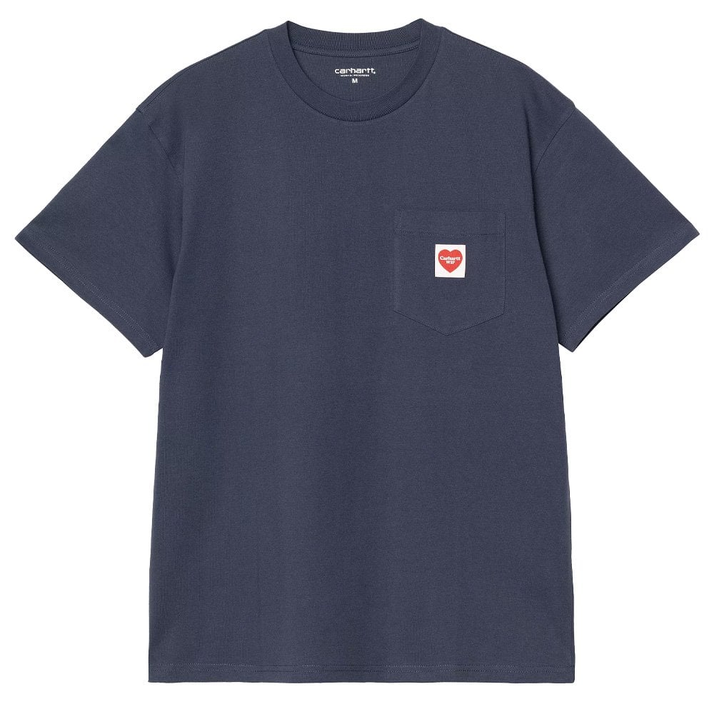 Pocket Heart T-Shirt - Blue