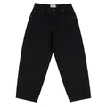 Classic Baggy Denim Pants - Jet Black