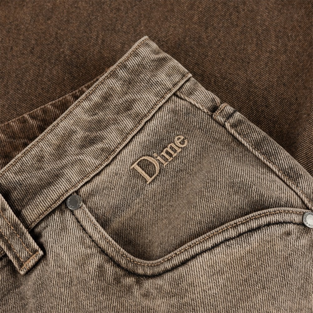 Classic Baggy Denim Pants - Dip Sand Brn