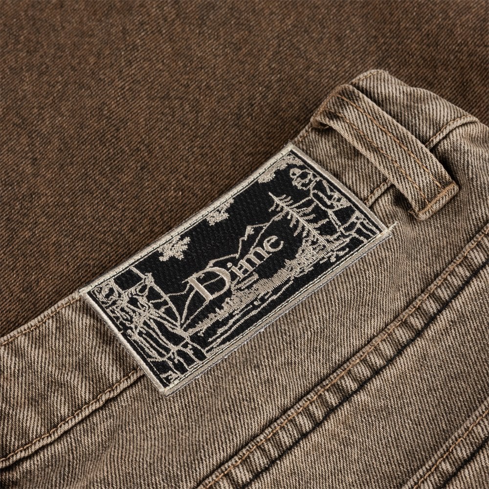 Classic Baggy Denim Pants - Dip Sand Brn