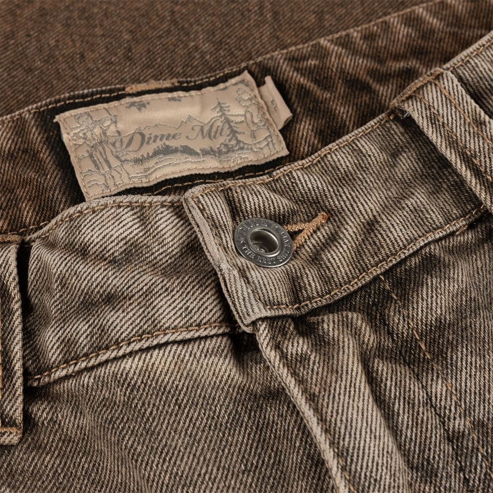 Classic Baggy Denim Pants - Dip Sand Brn