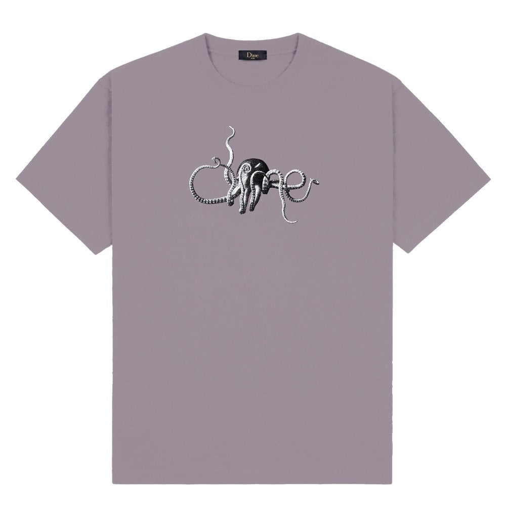 Octopus T-Shirt - Plum Gray