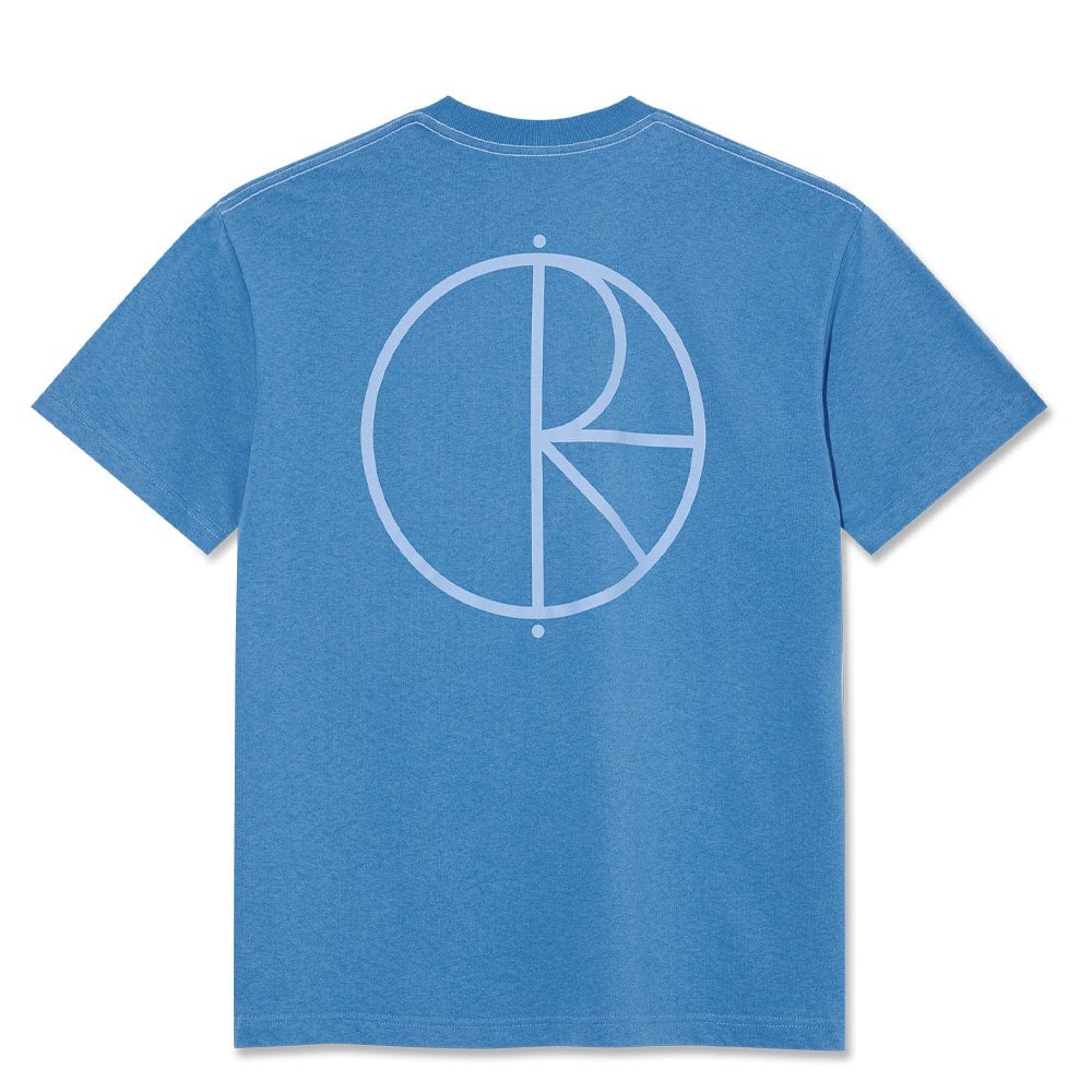 Contrast Stroke Logo T-Shirt - French Blue