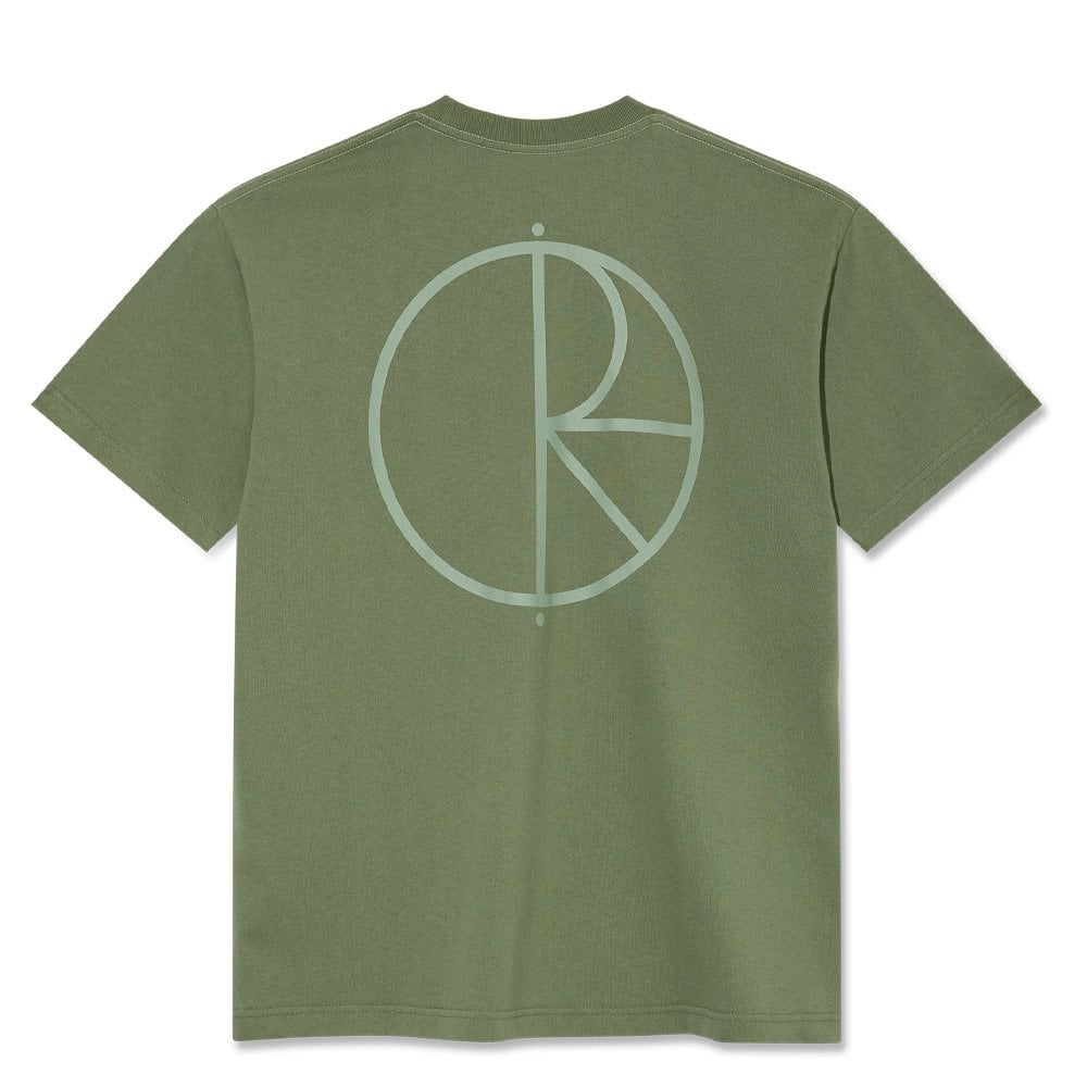 Contrast Stroke Logo T-Shirt - Moss Green
