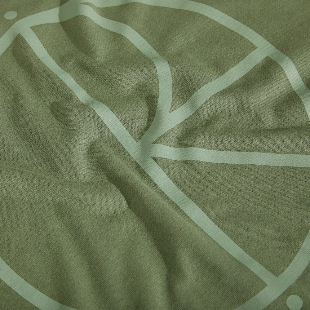 Contrast Stroke Logo T-Shirt - Moss Green