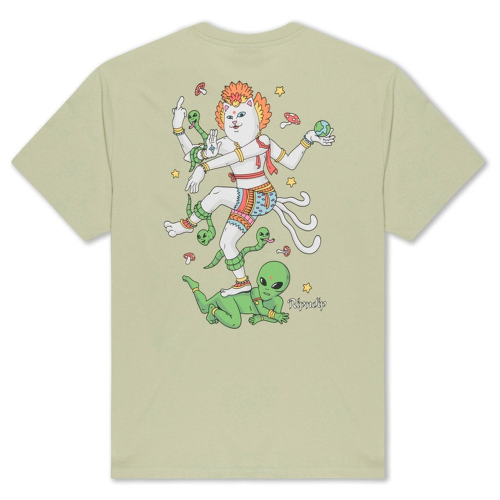 Alien Whisper T-Shirt - Light Moss