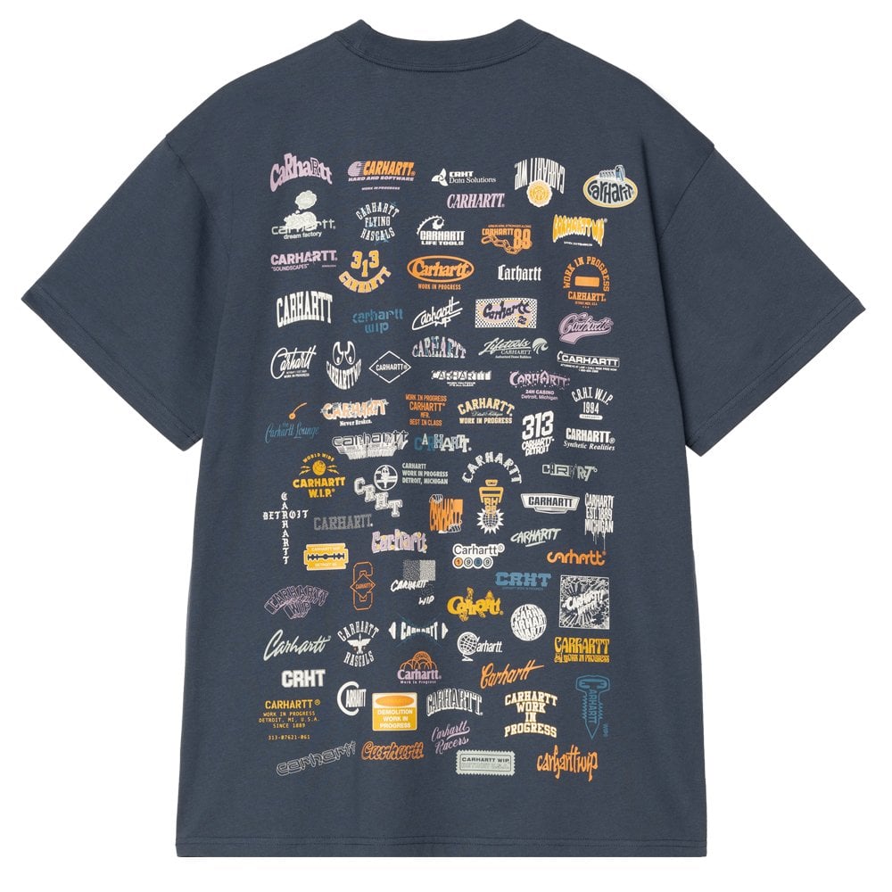 Logo T-Shirt  - Dusky Blue