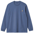 Organic American Long Sleeve T-Shirt - Blue Iris