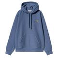 Hooded American Script Sweatshirt - Blue Iris