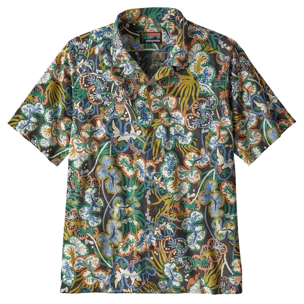 Tidal Threads Camp Shirt - Ink Black