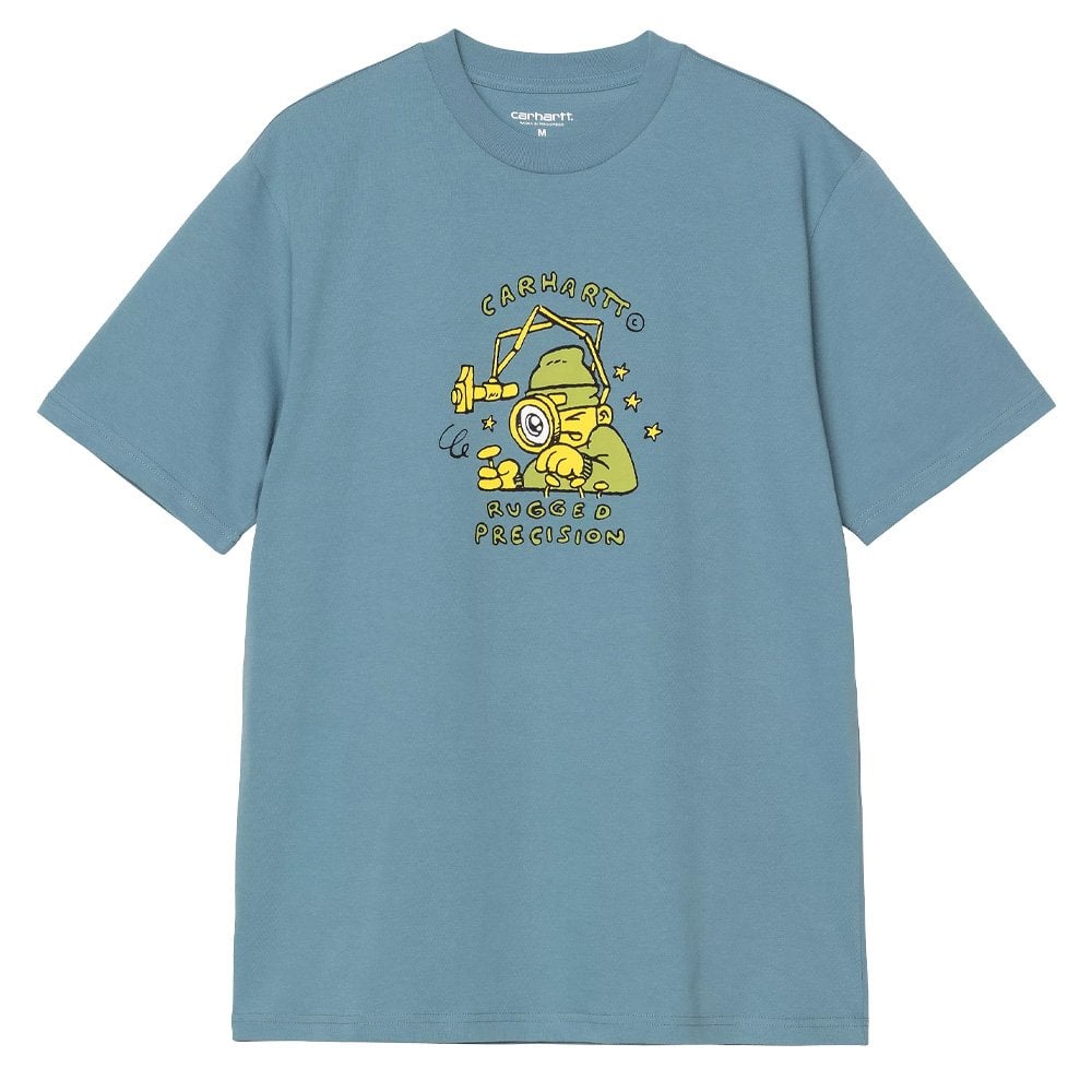 Precision Work T-Shirt - Clay Blue