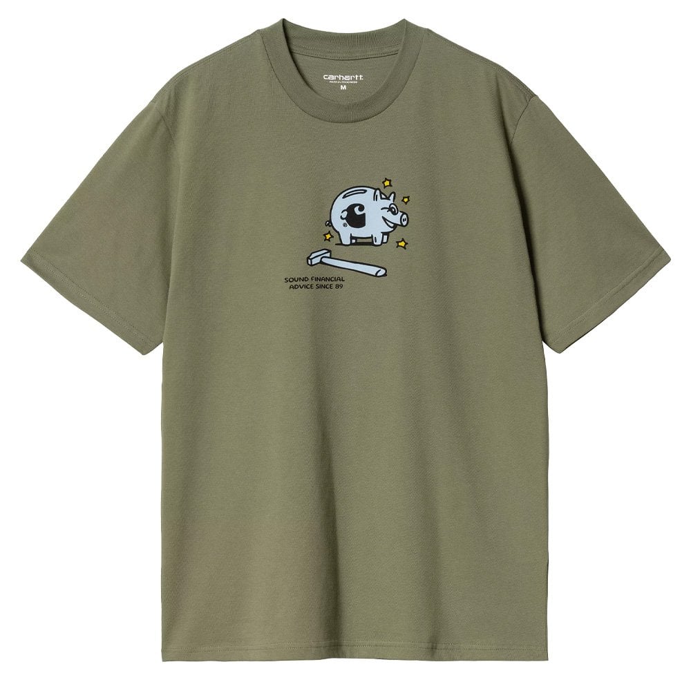 Piggybank T-Shirt - Dollar Green