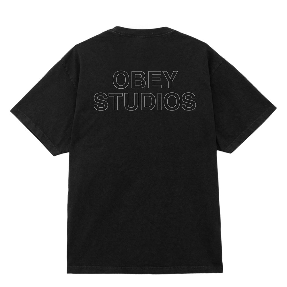 Studios Outline T-Shirt - Vintage Blk