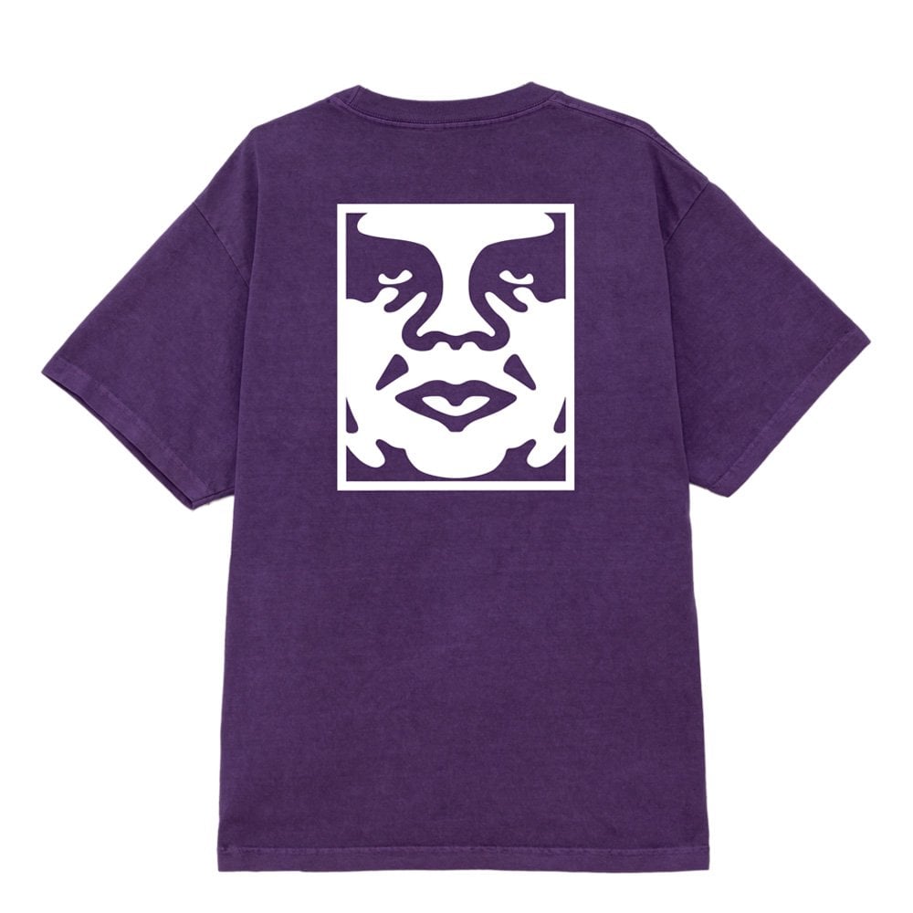Bold Icon Face T-Shirt - Imp Purple