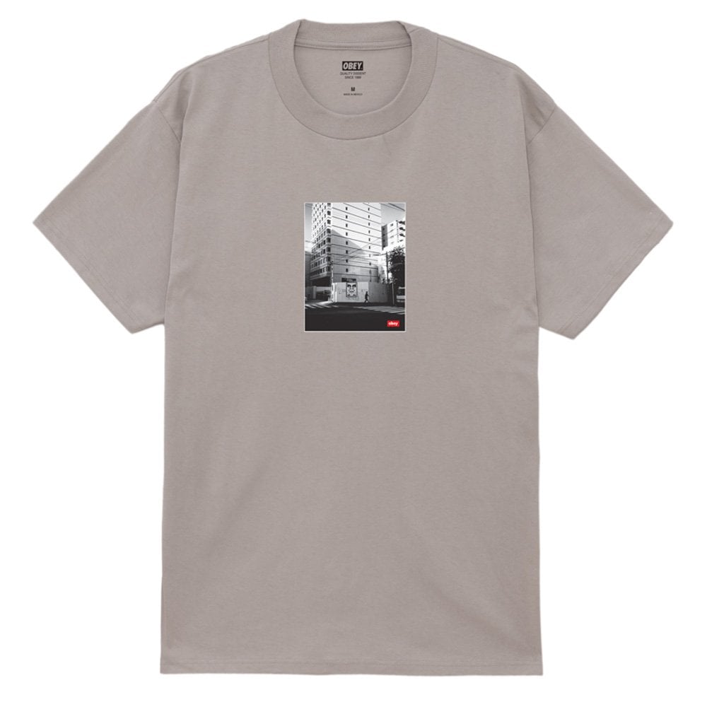 Osaka Photo T-Shirt - Silver Grey