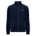 Irving Velour Track Jacket - Nvy/Gardenia