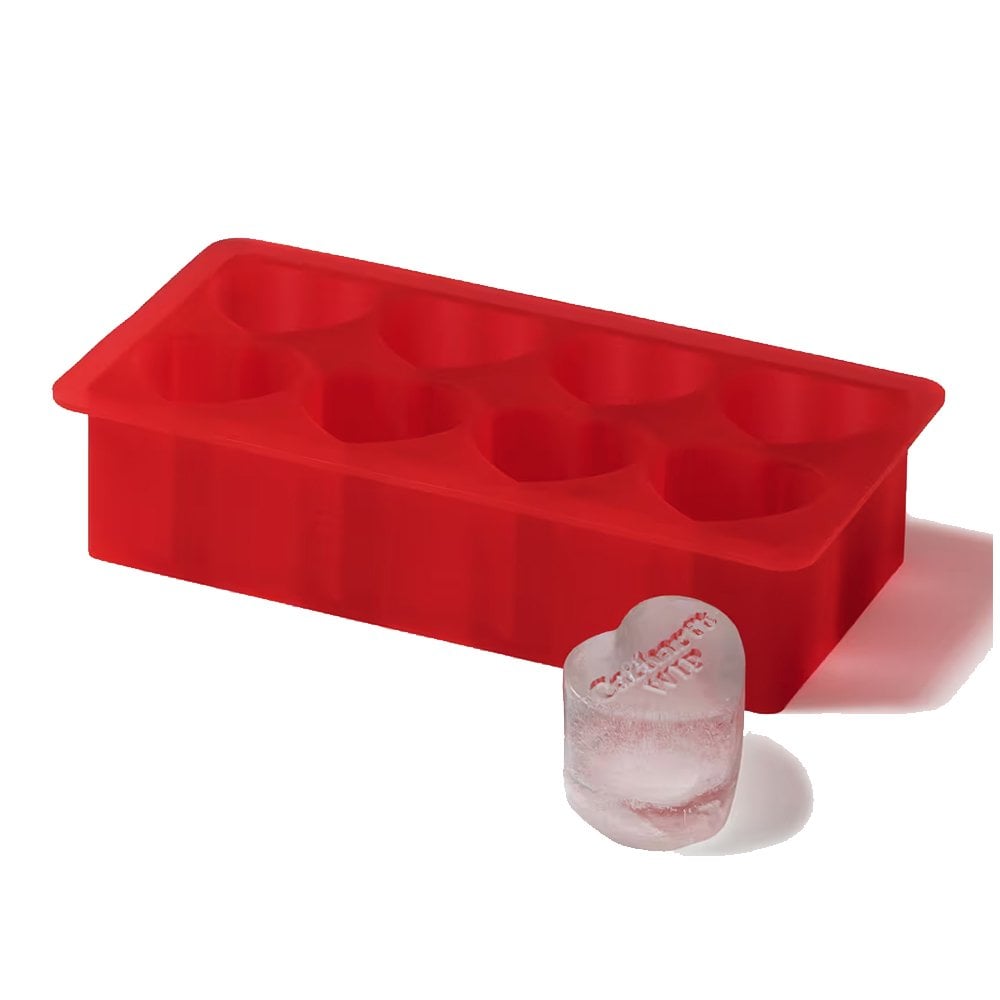 Heart Ice Cube Tray - Scarlet