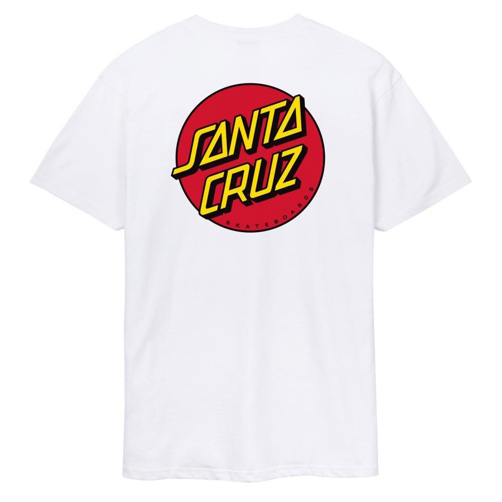 Classic Dot Chest T-Shirt - White