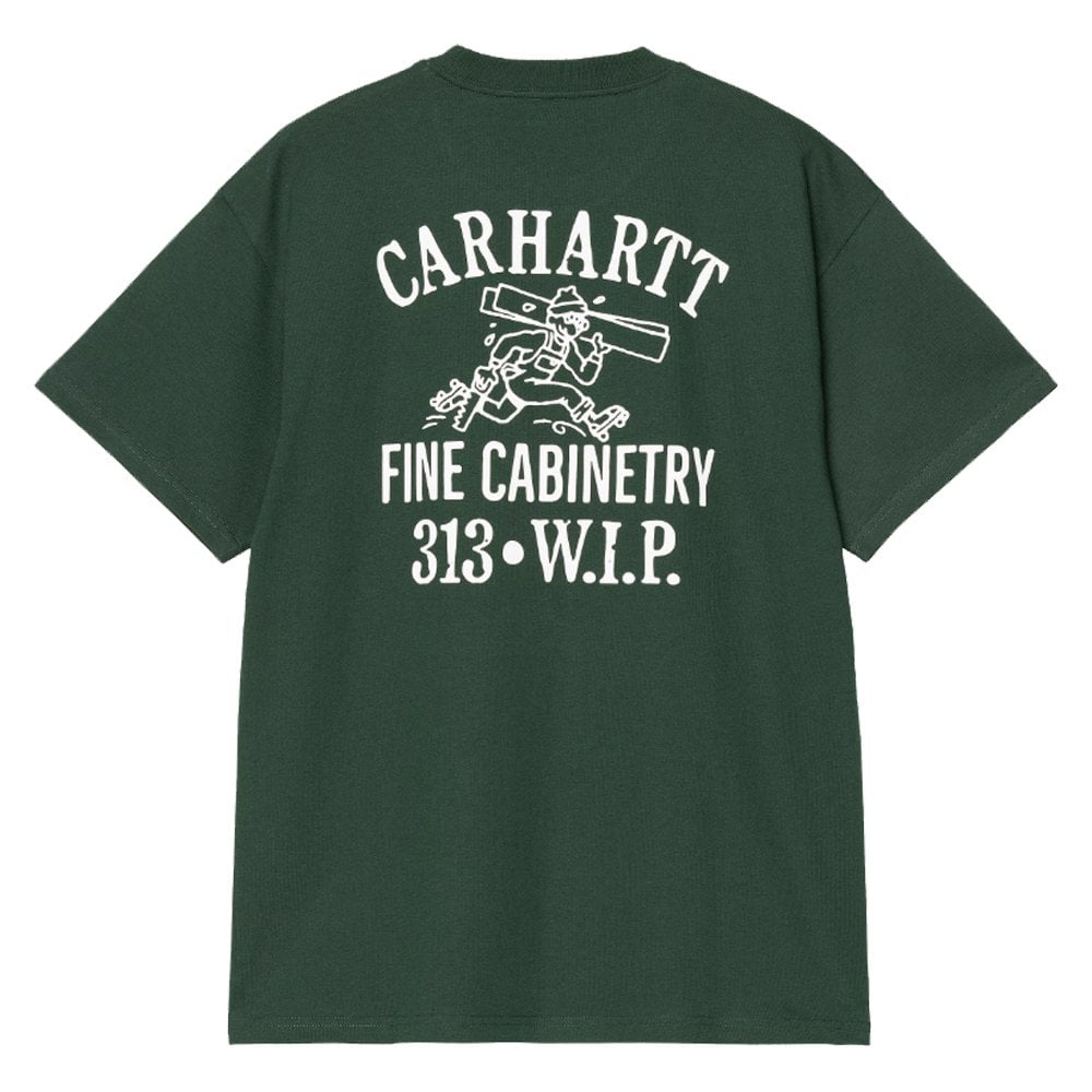 Cabinetry T-Shirt - Conifer/Wht