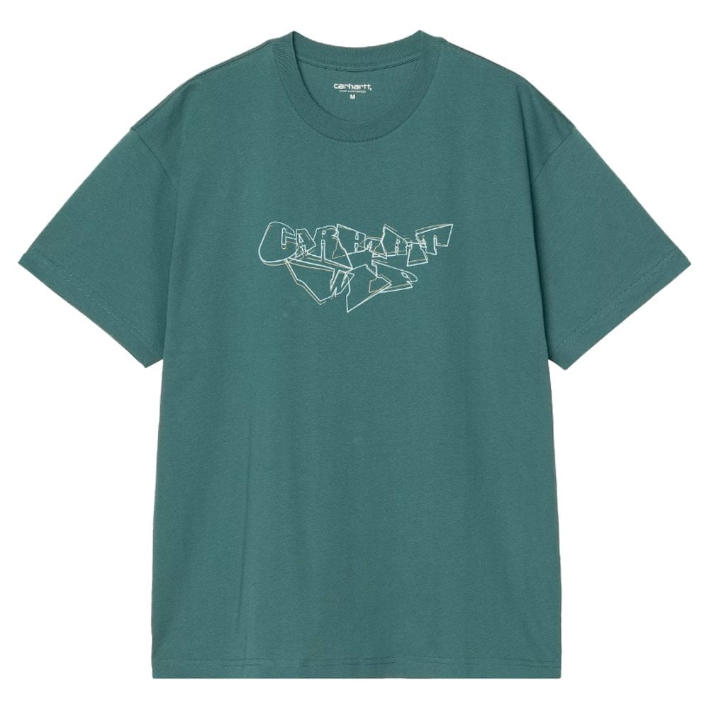 Screwed Up Script T-Shirt - Rainforest