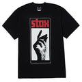 x Stax Snap T-Shirt  - Black