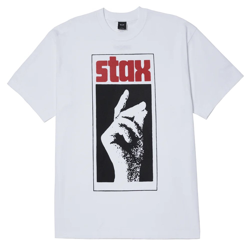 x Stax Snap T-Shirt  - White