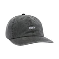 Pigment Bold 6 Panel Strapback - Black