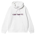 Hooded Carhartt Sweatshirt - White/Hberry