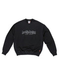 3D Embroidery Crew Sweatshirt - Vintage Blk