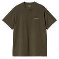 Short Sleeve Script Embroidered T-Shirt  - Turtle/Pink