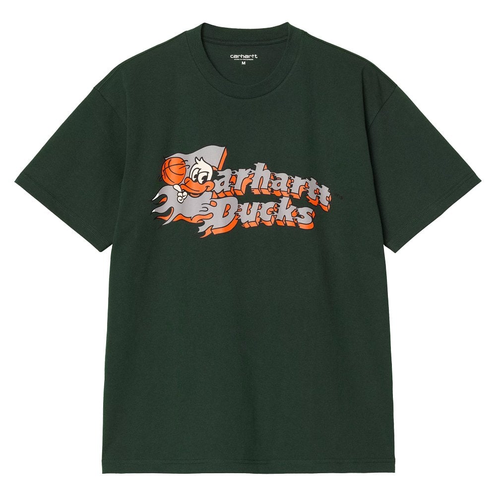 Flaming Ducks T-Shirt  - Conifer